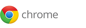 Google Chrome browser logo.